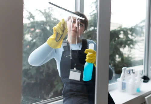 Nettoyage de vitres intérieures et extérieures à Saint-Marc-à-Loubaud